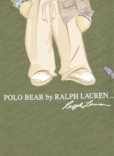 Shop Ralph Lauren Polo Bear T-shirt In Green