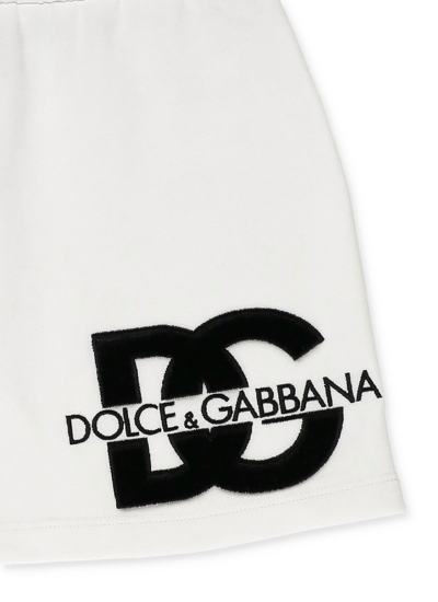 Shop Dolce & Gabbana Cotton Skirt In White