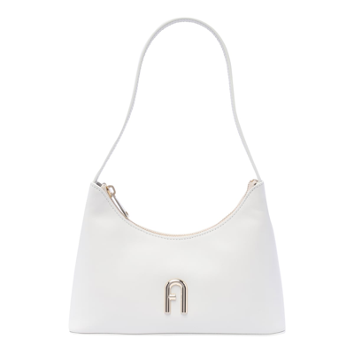 Shop Furla Mini Diamante Shoulder Bag In White