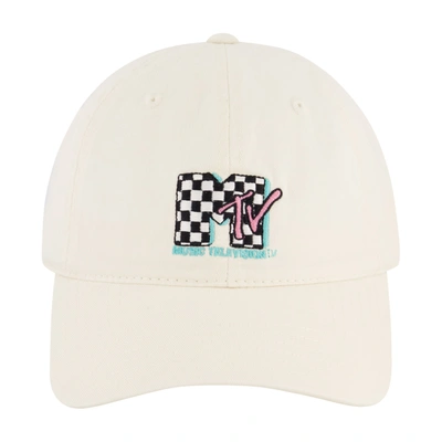 Nickelodeon Nick Mtv Dad Cap With Embroidery Logo In White