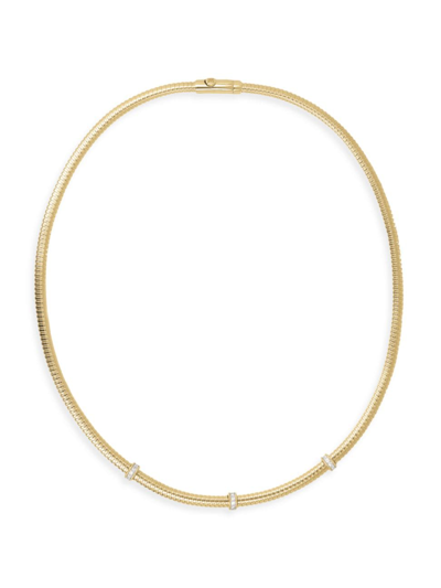 Shop Alberto Milani Women's Via Bagutta 18k Yellow Gold & 0.20 Tcw Diamond Necklace