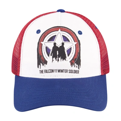 Shop Marvel Falcon And Winter Solider Uncle Trucker Baseball Cap In Multi