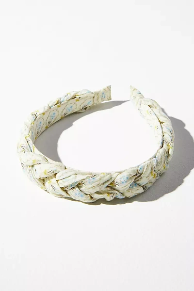 Shop By Anthropologie Sweet Girl Floral Headband In Blue
