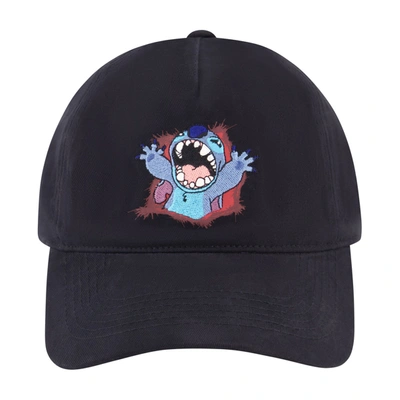 Shop Disney Stitch Print With Embroidery Dad Cap In Black