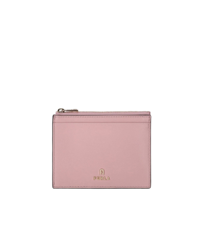 Shop Furla Camelia L Alba Card Holder In Pink