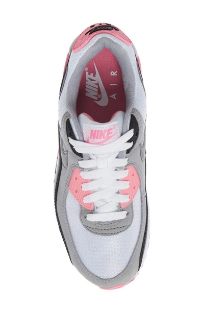 Shop Nike Air Max 90 Sneaker In White/ Particle Grey/ Rose