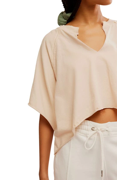 Shop Fp Movement By Free People Reflect Relaxed Crop Top In Bamboo