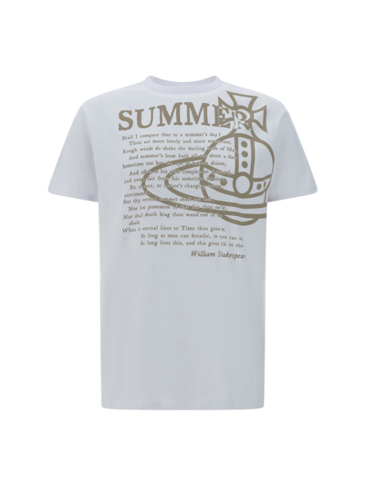 Shop Vivienne Westwood Summer T-shirt In White