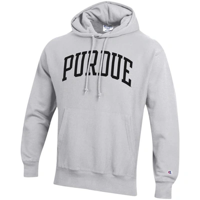 Champion Heathered Gray Colorado Buffaloes Team Arch Reverse Weave Pullover Hoodie In Heather Gray