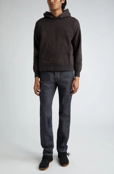 Shop Visvim Ultimate Oversize Cotton French Terry Hoodie In Black