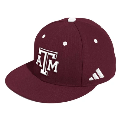 Shop Adidas Originals Adidas Maroon Texas A&m Aggies On-field Baseball Fitted Hat