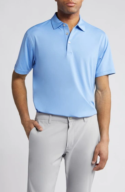 Shop Peter Millar Solid Jersey Performance Polo In Bonnet