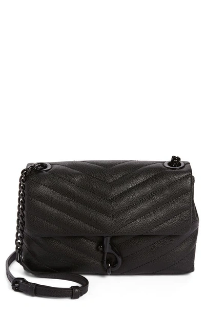 Rebecca Minkoff Edie Date Night Crossbody Bag In Black