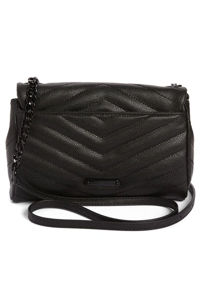 Rebecca Minkoff Edie Date Night Crossbody Bag In Black