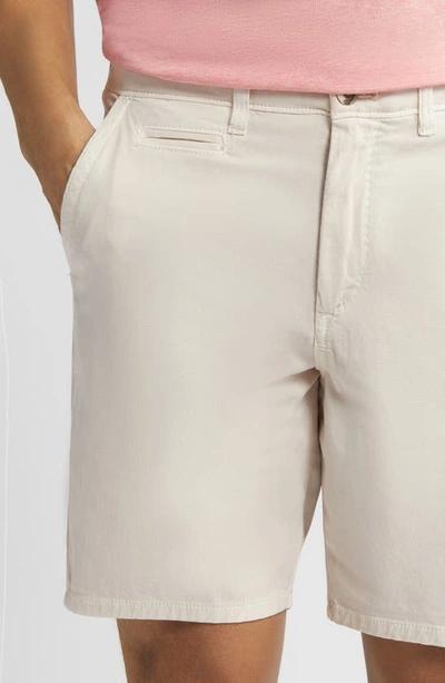 Shop Johnnie-o Nassau Chino Shorts In Stone