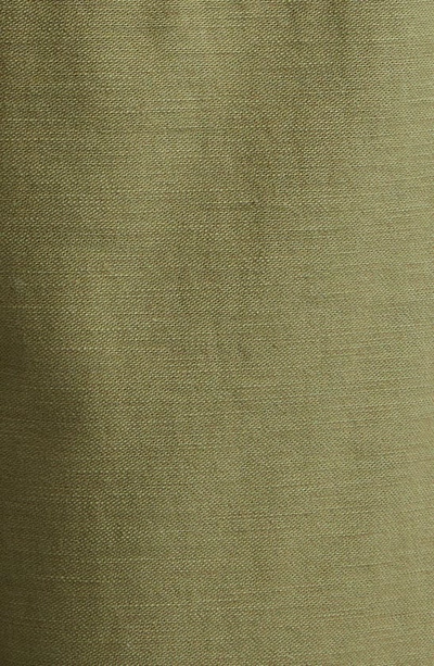 R13 Low-rise Wide Leg Cotton Trousers In Olive
