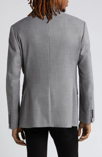 Shop Topman Skinny Fit Stretch Suit Jacket In Grey