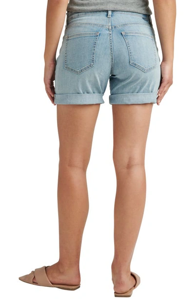 Jag Jeans Alex Boyfriend Denim Shorts In Skylight