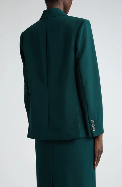St John Stretch Cady Jacket In Spruce