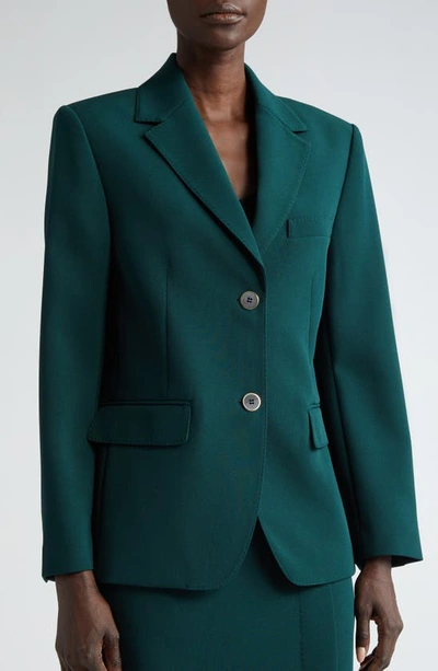 St John Stretch Cady Jacket In Spruce