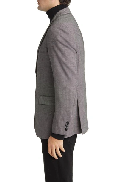 Daniel Hechter Textured Wool Blazer In Grey