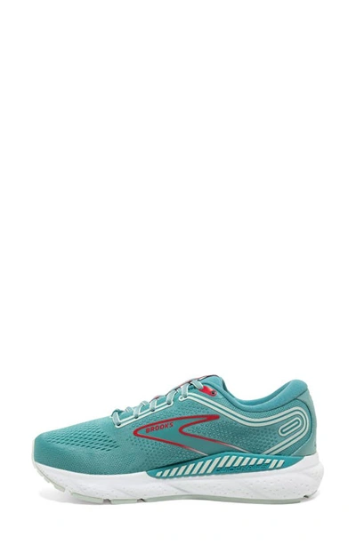 Brooks Ariel Gts 23 Running Shoe In Nile Blue/ Blue/ Bittersweet