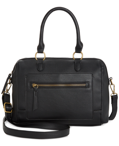 Shop Style & Co Hudsonn Satchel, Created For Macy's In Black