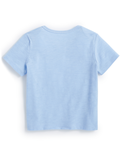 Shop First Impressions Baby Boys Pocket T-shirt, Created For Macy's In Blue Whisper