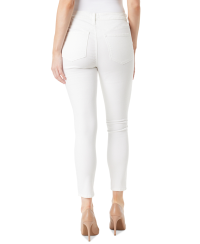 Shop Jessica Simpson Women's Adored Ankle High-rise Skinny Jeans In White