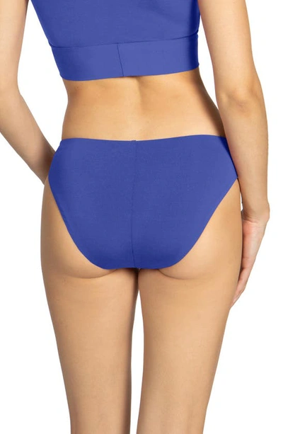 Shop Robin Piccone Ava High Waist Bikini Bottoms In Ube