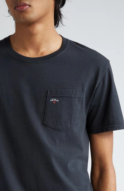Noah Core Logo-print Cotton-jersey T-shirt In Black
