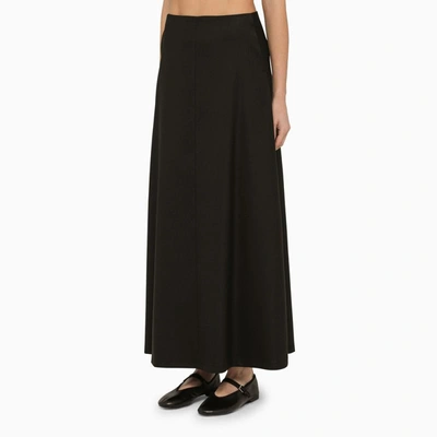 Shop By Malene Birger Isoldas Long Skirt In Black