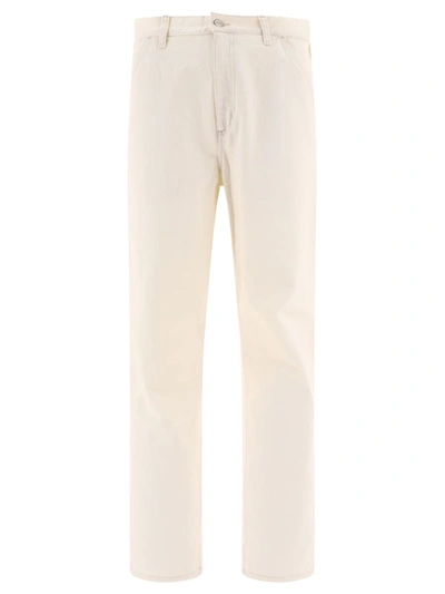 Shop Carhartt Wip "single Knee" Trousers In White