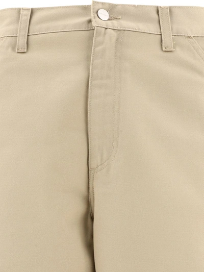 Shop Carhartt Wip "simple" Trousers In Beige