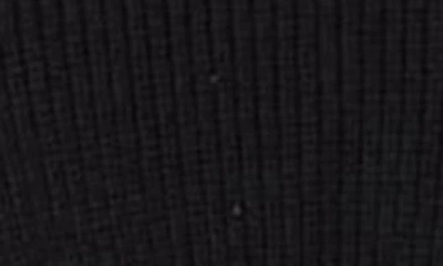 Edikted Oversize Turtleneck Rib Crop Sweater In Black