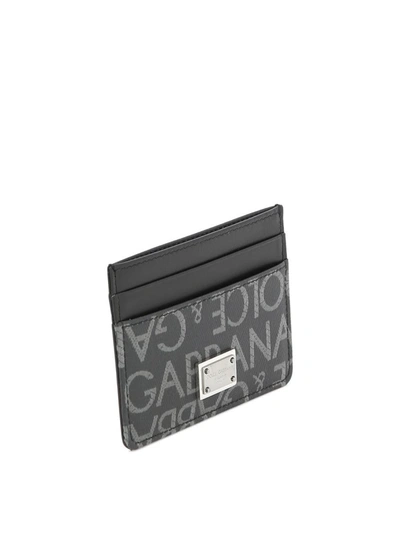 Shop Dolce & Gabbana Wallets & Card Holders In Black