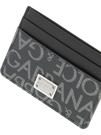Shop Dolce & Gabbana Wallets & Card Holders In Black
