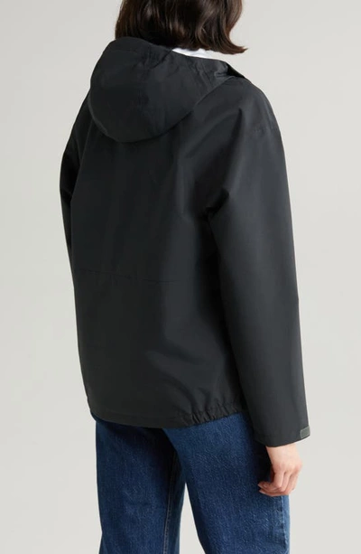 Shop Cotopaxi Cielo Water Repellent Hooded Rain Jacket In  Black