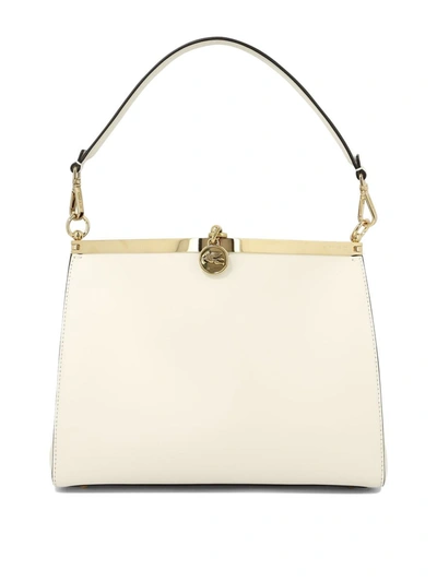 Shop Etro "medium Vela" Shoulder Bag In White