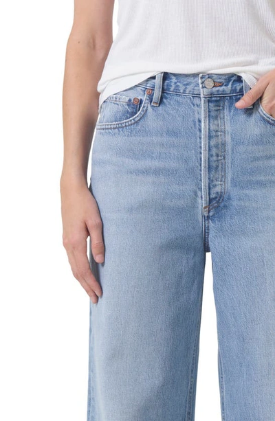Agolde Used Effect Fran Jeans In Showdown
