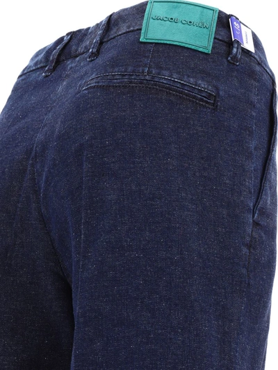 Shop Jacob Cohen "selena" Cropped Jeans In Blue