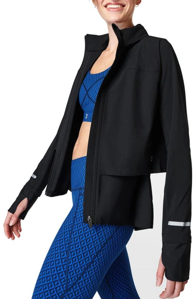 Shop Sweaty Betty Fast Track Running Jacket In Black