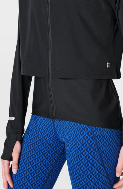 Shop Sweaty Betty Fast Track Running Jacket In Black