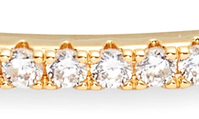Shop Nordstrom Cubic Zirconia Eternity Bangle Bracelet In Clear- Gold