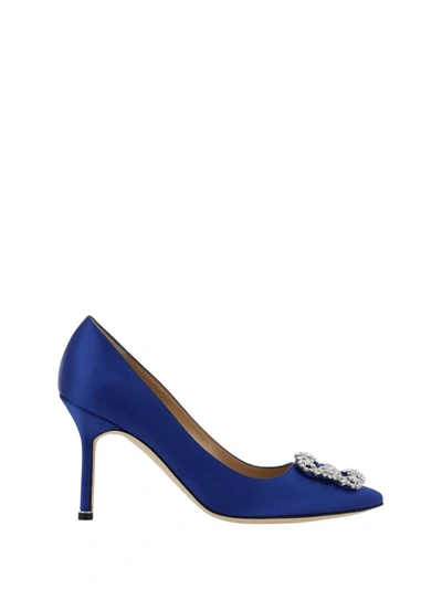 Shop Manolo Blahnik Pumps In Bblu