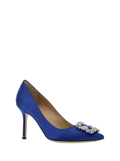 Shop Manolo Blahnik Pumps In Bblu