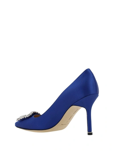 Shop Manolo Blahnik Pumps In Bblu