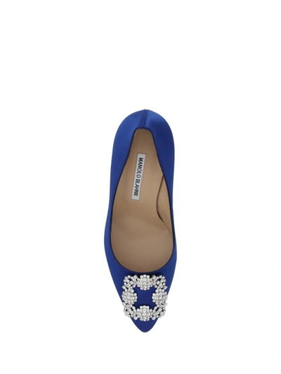 Shop Manolo Blahnik Pumps In Bblu