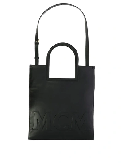 Shop Mcm "arel" Tote Bag In Black