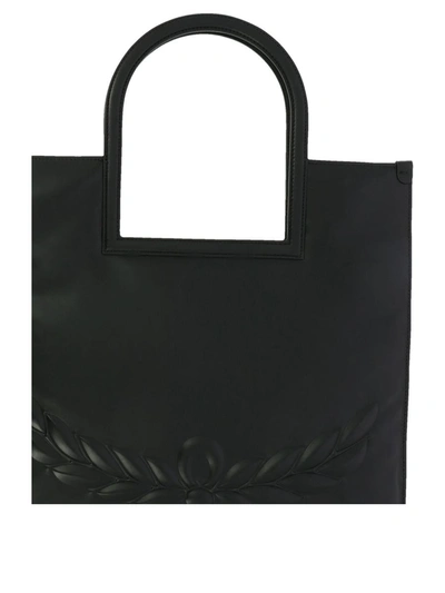 Shop Mcm "arel" Tote Bag In Black